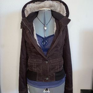 abercrombie fur lined jacket